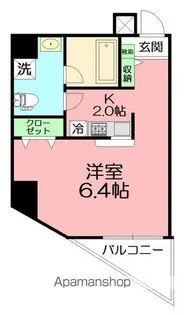 AZENIA【502号室】の間取り