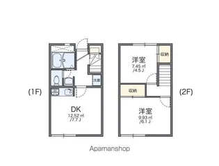 レオパレスレグルス【107号室】の間取り