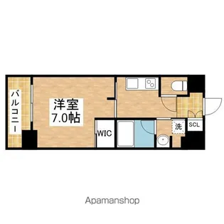 スリーアイランドタワー桜山【9階】の間取り