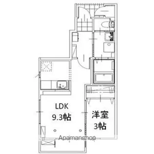 エスペランサ会津町【1階】の間取り
