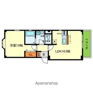 LIMONE(リモーネ)【2階】の間取り