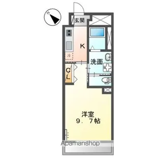 けやきアパートメント【2階】の間取り