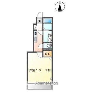 GREENVILLE【1階】の間取り