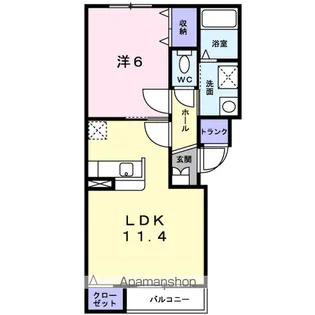 ブライトメゾン ヤマヤ【2階】の間取り