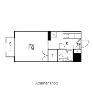コーポ川内【101号室】の間取り