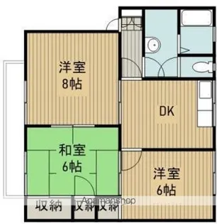 ハイカムール寺山【103号室】の間取り