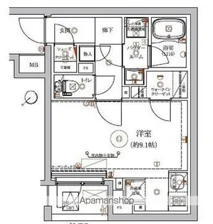 RELUXIA東武練馬【2階】の間取り