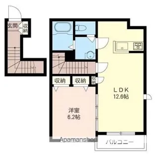 吉祥庵【4号室】の間取り