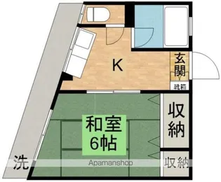 中村ビル【3階】の間取り
