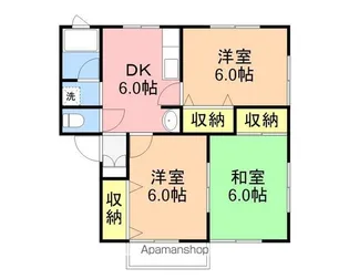 サン・アルルC棟【2階】の間取り