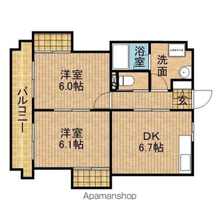 リビエールⅡ【103号室】の間取り