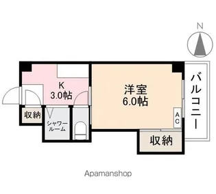 リベルテ二番丁【3階】の間取り