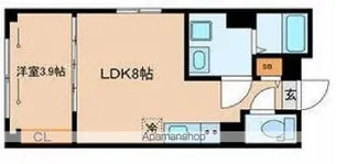 ルミオ王子【4階】の間取り