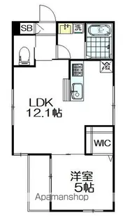 サンパレス阿佐谷【101号室】の間取り
