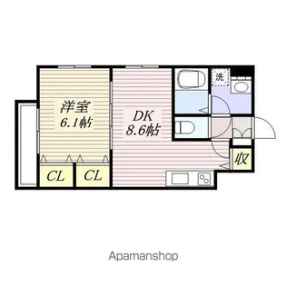 DUO本千葉【1階】の間取り