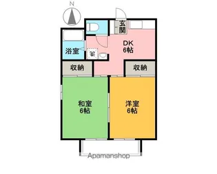 シアター’84 B棟【101号室】の間取り