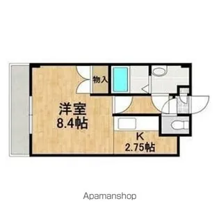 ハイツTKY【206号室】の間取り