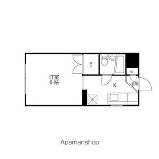 コーポ川内【104号室】の間取り