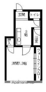 エレガンス愛宕【D号室】の間取り