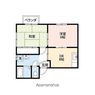 アネックスリバティ(秋葉区)【2階】の間取り