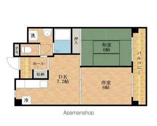 セントエルモ高石【4階】の間取り