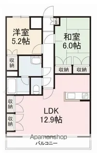 細谷マンション【308号室】の間取り