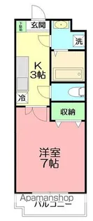 グランマノワール【1階】の間取り