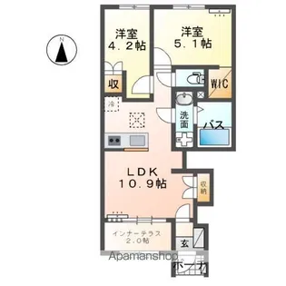 CHARMANT(シャルマン)【1階】の間取り