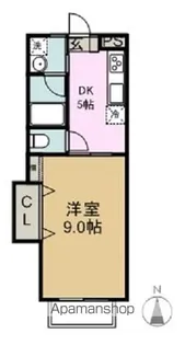 オータムハイツ【1階】の間取り