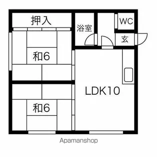 パークマンション佐々木【3階】の間取り