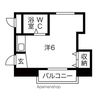 鶴田マンション【3階】の間取り