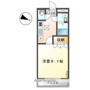 GーSTAGE 四国中央 参番館【1階】の間取り