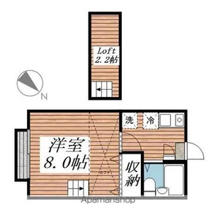 千原ツイン A棟【1階】の間取り