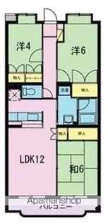 クレベール【3階】の間取り