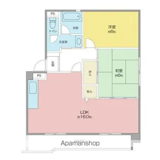 ヴィラサンシャイン【2階】の間取り