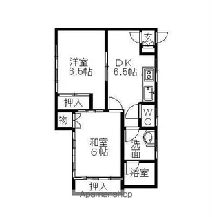 グレース93【201号室】の間取り