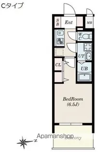CREST TAPP平安通(ヘイアンドオリ)【1107号室】の間取り