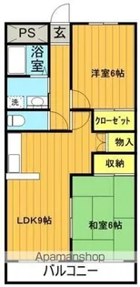 レジデンス名倉【5階】の間取り