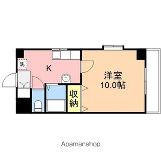 スカイ柳都【4階】の間取り