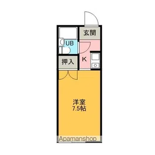クレスト松村【106号室】の間取り