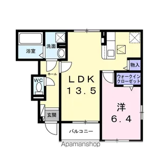 青空ハイム佐藤【1階】の間取り