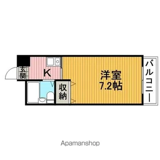 プランタン・コウ【301号室】の間取り