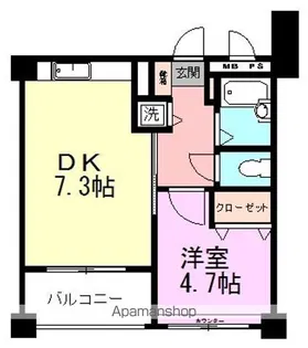 アミリス【2階】の間取り