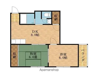 コンコード千林大宮(旧・福寿会館)【5階】の間取り