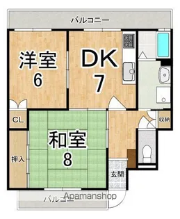 グリーンシティ【1階】の間取り