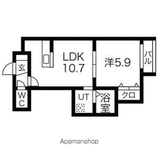 デイトナ【4階】の間取り