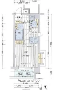 プレサンス京大東【2階】の間取り