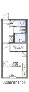 レオパレスはいろーどⅡ【1階】の間取り