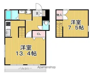 センターコート【1階】の間取り