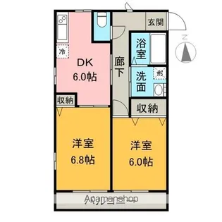サンシャイン小泉【1階】の間取り